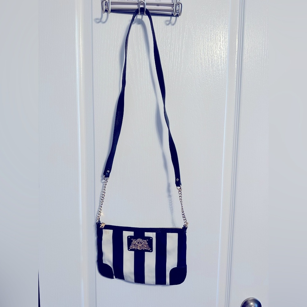 Juicy Couture Striped Nylon Crossbody